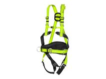 Bezpečnostní postroj P-50, černo-žlutý HI-VIS