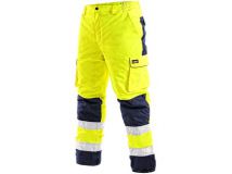 Kalhoty CXS CARDIFF, výstražné, zateplené, pánské, žluté, vel. 2XL