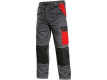 Kalhoty CXS PHOENIX CEFEUS, šedo-červená, vel.50
