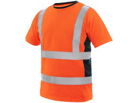 Tričko EXETER, výstražné, pánské, oranžové, vel. M