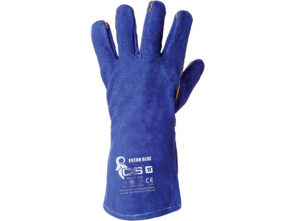 Rukavice CXS PATON BLUE, svářecí