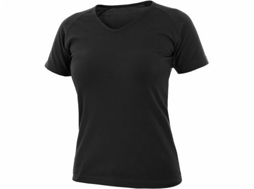 Tričko CXS ELLA, dámské, krátký rukáv, černé